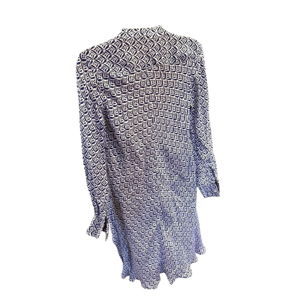 Roberta Roller Rabbit Button Down Tunic Blouse Hi… - image 3